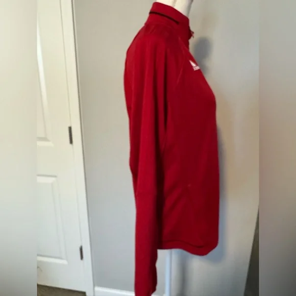 Adidas Women's Vibrant Red Jacket | Very Good Condition - Picture 8 of 10